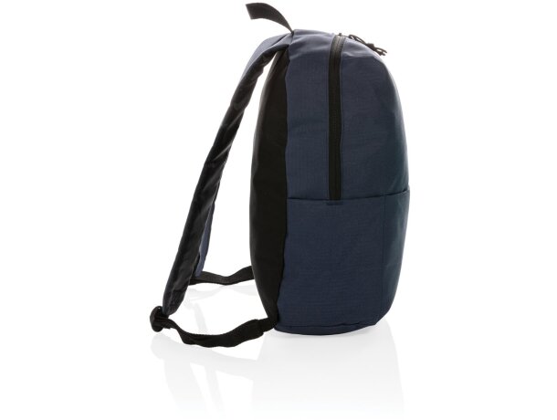 Mochila para gimnasio barata sin PVC con diseño aerodinámico y práctica Azul marino detalle 24