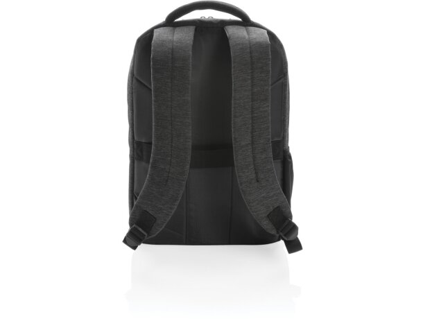 Mochilas para portátil personalizadas 900D con asas ajustables y acolchado Negro detalle 3