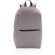 Mochilas para portátil publicitarias minimalistas de PU con compartimento 15.6 Gris detalle 11