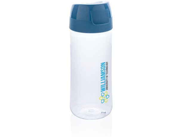 Botella Tritan™ Renew 0,5L fabricada en EU personalizada azul/transparente