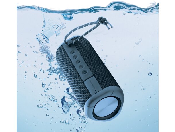 Altavoz bluetooth en original resistente al agua con graves masivos Negro detalle 3