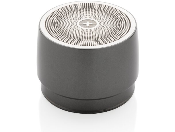 Altavoz inalámbrico de metal Swiss Peak Gris/gris detalle 9