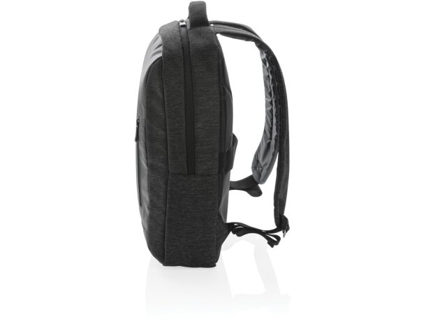 Mochilas para portátil personalizadas 900D con asas ajustables y acolchado Negro detalle 5