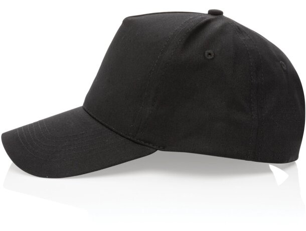 Gorras de béisbol eco-aware cuenta tu historia sostenible con aware™ Negro detalle 2