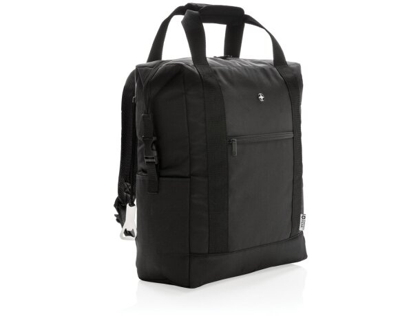 Nevera bolsa térmica corporativa swiss peak xxl sin pvc gran capacidad Negro detalle 9