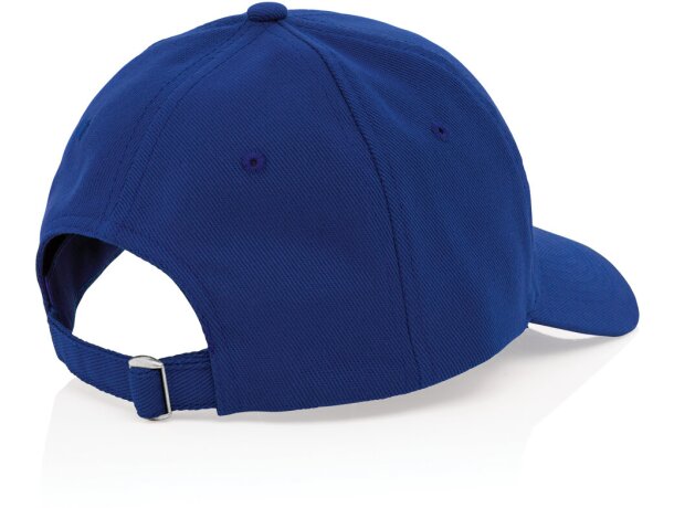 Gorras de béisbol aware algodón reciclado ahorra 387 litros de agua Azul detalle 38