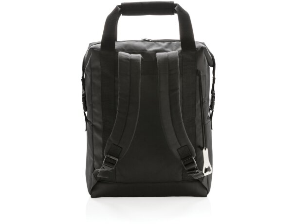 Nevera bolsa térmica corporativa swiss peak xxl sin pvc gran capacidad Negro detalle 4