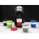 Tazas pla café 280ml sostenibles con agarre de silicona y tapa Rojo detalle 20