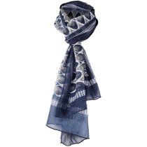 Foulard etamine para publicidad ajustable y elegante en dos estampados