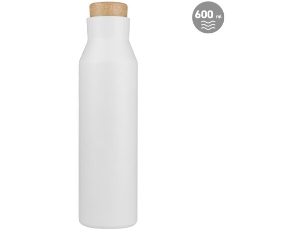 Botellas térmicas de acero inoxidable 304 con tapón corcho 600ml detalle 1