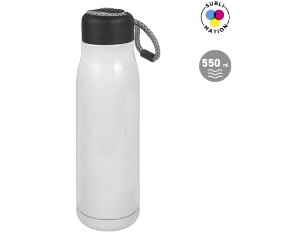 Botella termo personalizada 550ml doble pared con asa fácil agarre detalle 1