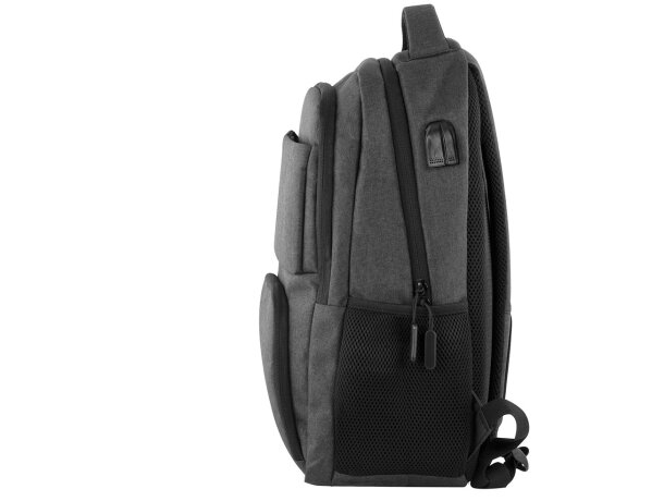 Mochilas publicitarias up-to-date rpet con salida usb y banda para trolleys detalle 2