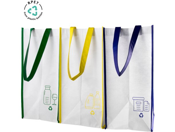 Set 3 bolsas personalizadas para reciclaje