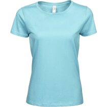 Camiseta mujer corte ajustado algodón 160 g/m2