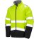 Chaquetas alta visibilidad ligeras y cálidas poliéster 280 g/m2 Amarillo fluorescente/negro