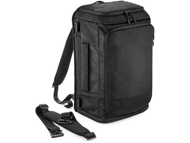 Mochila-bandolera poliéster para ordenador de 15 Negro detalle 4