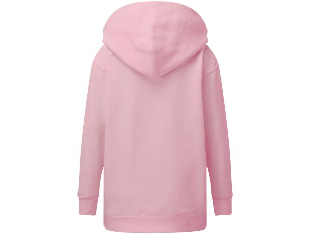 Sudadera con capucha con logo algodón ring-spun 280 g/m2 Rosa detalle 2