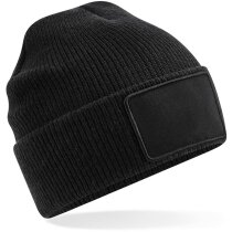 Gorros de lana tThinsulate™ doble capa tacto suave parche intercambiable