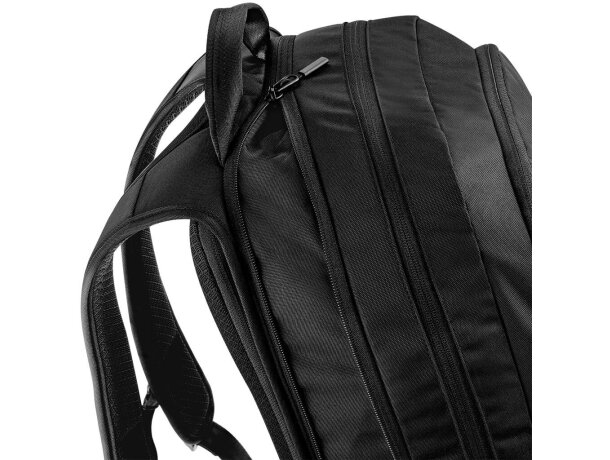 Mochila para portátil 15 poliéster con portabotellas interior Negro detalle 3