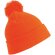 Gorro de lana con logotipo tejido doble grosor 100% poliacrílico 340 g/m² Naranja fluor