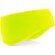 Gorro de lana promocional con logotipo tejido softshell transpirable Amarillo fluorescente detalle 6