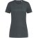 Camisetas deportivas mujer con logo stedman activa y elegante bordado gris