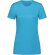 Camisetas deportivas mujer con logo stedman activa y elegante bordado azul claro
