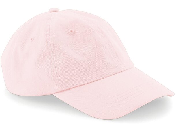 Gorras de béisbol 100% algodón con cierre ajustable y visera pre-curvada Rosa pastel detalle 1