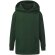 Sudadera con capucha con logo algodón ring-spun 280 g/m2 Verde botella