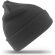 Gorros de lana reciclada Thinsulate™ doble grosor puño profundo 340 g/m² Carbon