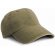 Gorra de sarga con 6 paneles personalizada khaki