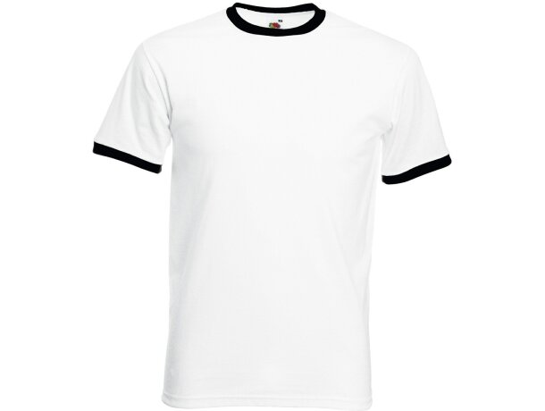 Remera blanca con manga negra deals