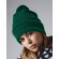 Gorros de lana Snowstar térmicos con forro micropolar y pompón Verde botella detalle 9