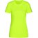 Camisetas deportivas mujer con logo stedman activa y elegante bordado amarillo fluorescente