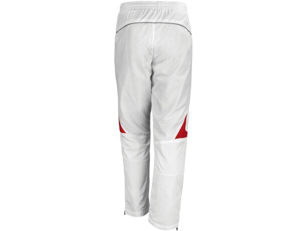 Pantalón deportivos hombre ligeros con cintura elástica y secado rápido Natural/rojo detalle 2