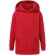 Sudadera con capucha con logo algodón ring-spun 280 g/m2 Rojo