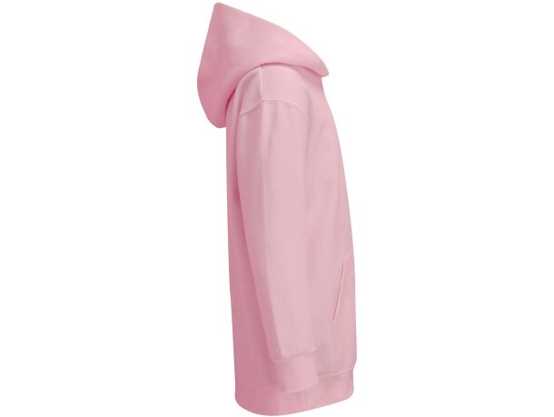 Sudadera con capucha con logo algodón ring-spun 280 g/m2 Rosa detalle 4