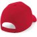 Gorra de béisbol personalizada 100% algodón con ajuste rip-strip Rojo clasico detalle 5