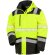 Chaquetas alta visibilidad impermeables con poliéster 200 g/m2 Amarillo fluorescente/negro