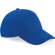 Gorra de béisbol personalizada 100% algodón con ajuste rip-strip Azul royal brillante detalle 4