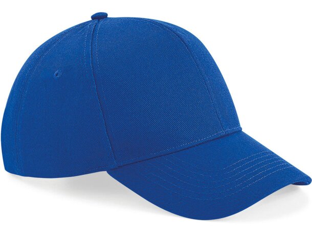 Gorra de béisbol personalizada 100% algodón con ajuste rip-strip Azul royal brillante detalle 3