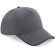 Gorras de béisbol premium 220g algodón sarga confort y estilo Gris grafito/negro