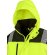 Chaquetas alta visibilidad impermeables con poliéster 200 g/m2 Amarillo fluorescente/negro detalle 3