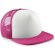 Gorra con rejilla combinada para niños barata rosa