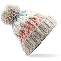 Corkscrew Pom Pom Beanie natural