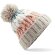 Corkscrew Pom Pom Beanie natural