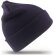 Gorros de lana reciclada Thinsulate™ doble grosor puño profundo 340 g/m² Marino