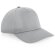 Gorras de béisbol 5 paneles poliéster algodón visera semicurvada Gris claro marl