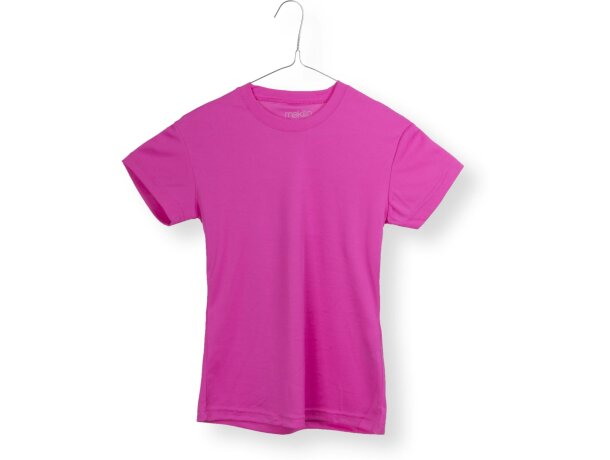 Camisetas de deporte mujer Tecnic Plus transpirable entallada fucsia