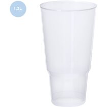 Vasos de plástico Hesun 1200ml resistentes y flexibles reutilizables